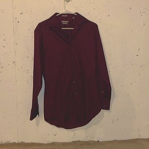 Burgundy Dress Shirt